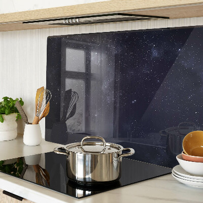 Glass chopping board Cosmic universe with stars