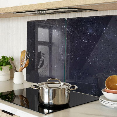Glass chopping board Cosmic universe with stars