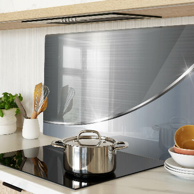 Glass chopping board Metallic shine with reflections