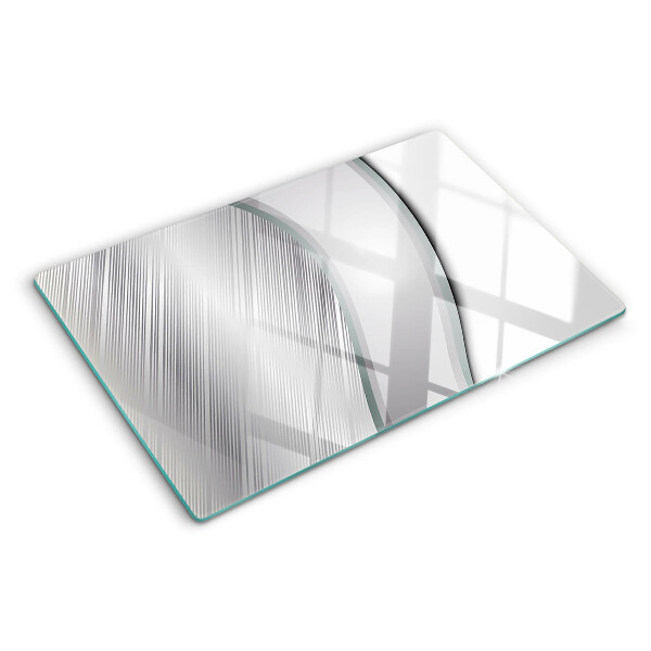 Glass cutting board Abstract wavy pattern