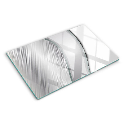 Glass cutting board Abstract wavy pattern