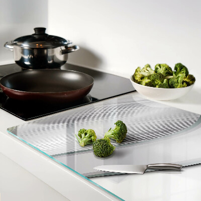 Glass cutting board Abstract wavy pattern