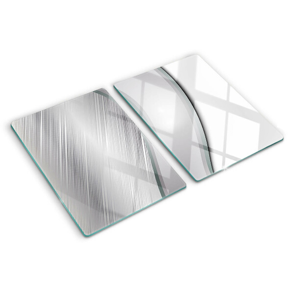 Glass cutting board Abstract wavy pattern