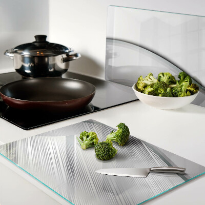 Glass cutting board Abstract wavy pattern