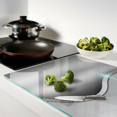 Glass kitchen board Modern design with a wave