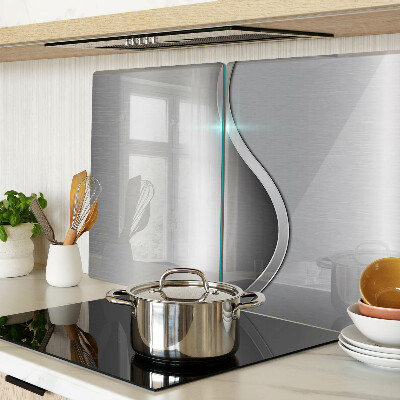 Glass kitchen board Modern design with a wave