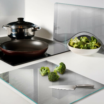Glass kitchen board Modern design with a wave
