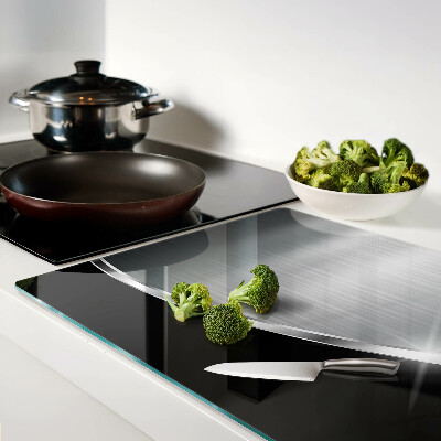 Chopping board glass Metallic shine with reflections