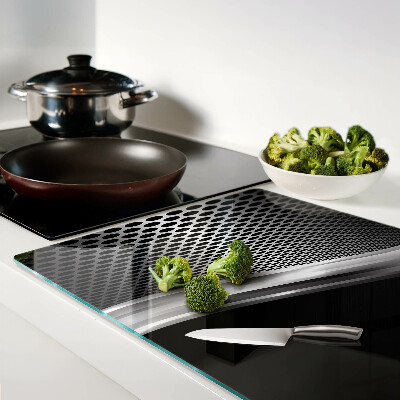 Glass chopping board Futuristic pattern with waves
