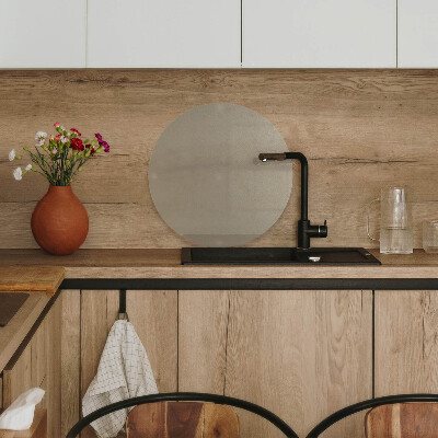 Glass cutting board Round semitransparent