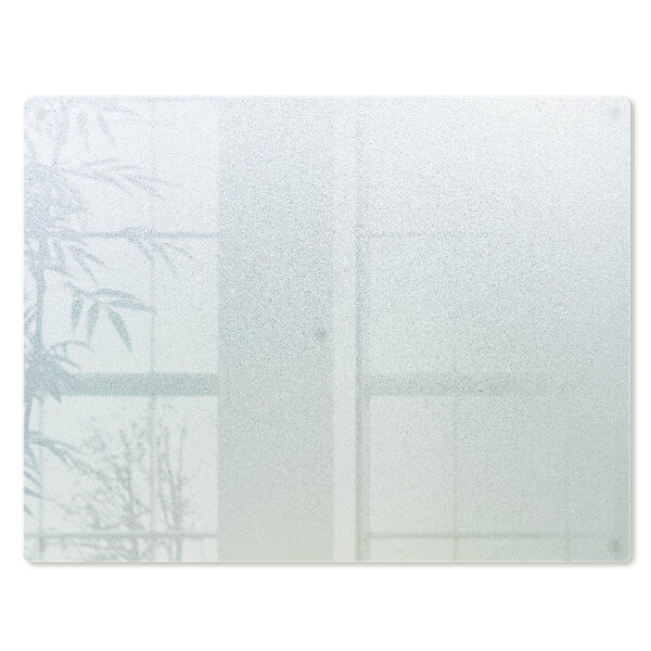 Glass cutting board Rectangular semitransparent