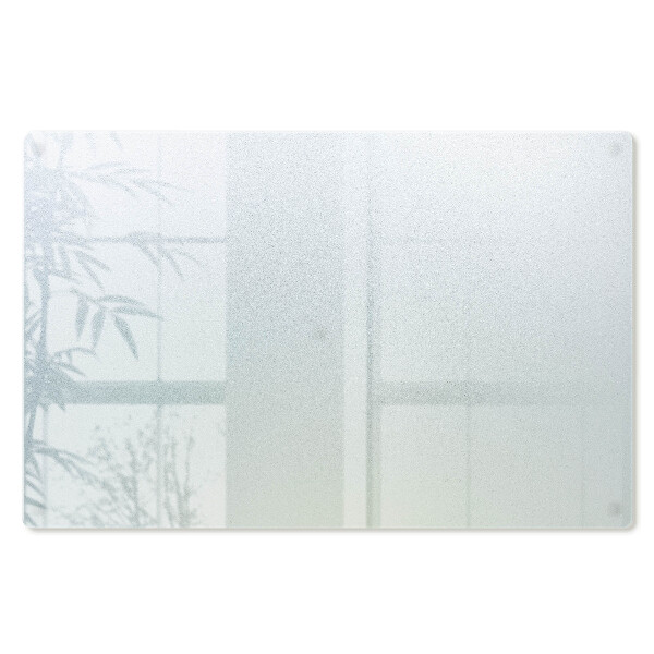 Glass cutting board Rectangular semitransparent