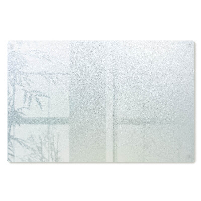 Glass cutting board Rectangular semitransparent