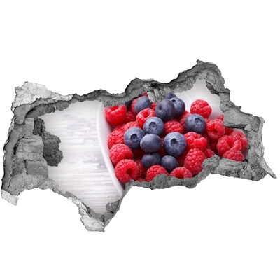 Hole wall sticker Fruit paradise