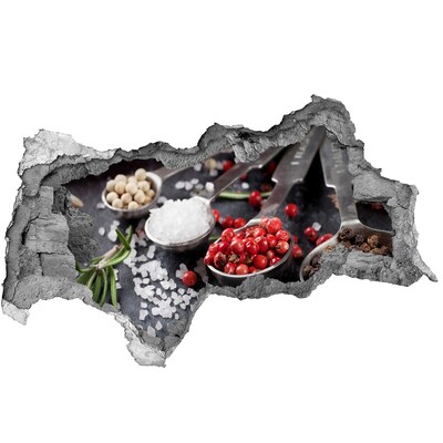 Hole wall sticker Spice paradise