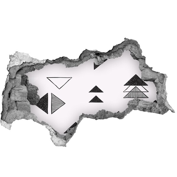 Hole in the wall decal Geometric Patterns on the Wall