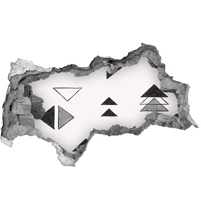 Hole in the wall decal Geometric Patterns on the Wall