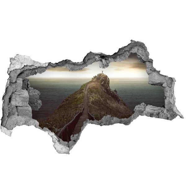 Hole in the wall decal Path to Heaven