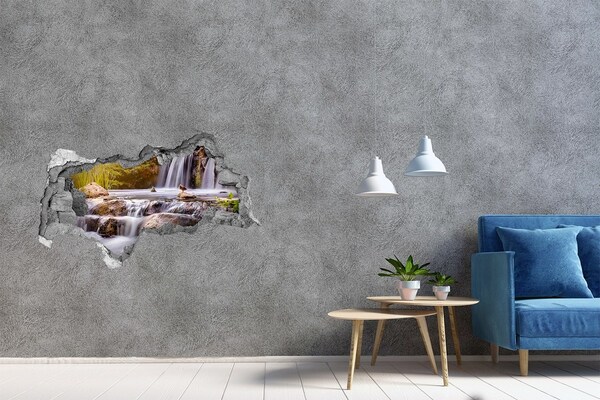 Hole in the wall sticker Waterfall