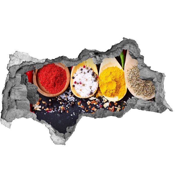 Hole in the wall sticker Spice paradise