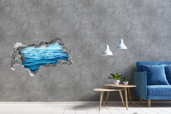 Hole in the wall sticker Ocean view