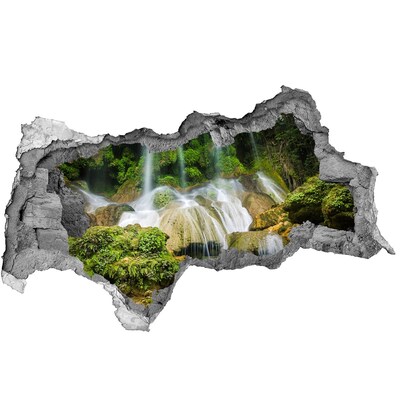 Hole in the wall decal Waterfall in the jungle