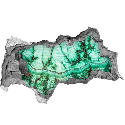 Hole in the wall sticker Malachite Grotto