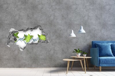 Hole in the wall decal Lime