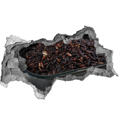 Hole wall sticker Black Rice Feast