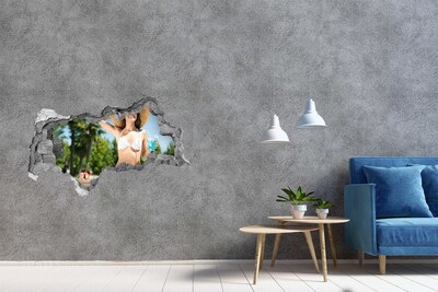 Hole in the wall sticker Caribbean Holiday in the Sun