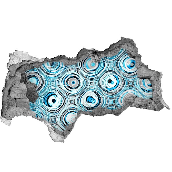 Hole wall sticker Water eddies in concrete