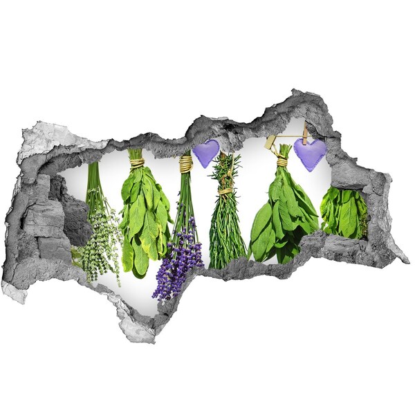 Hole wall sticker Hole in the Wall Herb Garden