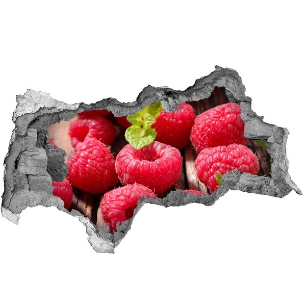 Hole in the wall sticker Raspberries