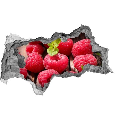 Hole in the wall sticker Raspberry paradise