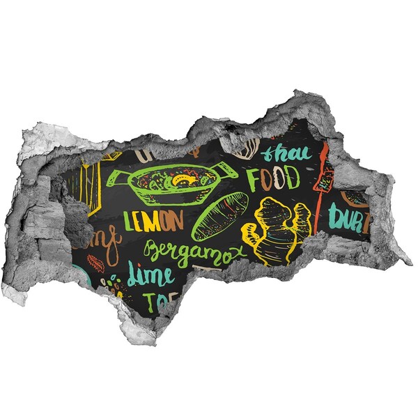 Hole wall sticker Kitchen Inspirations