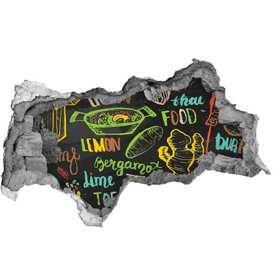 Hole wall sticker Kitchen Inspirations