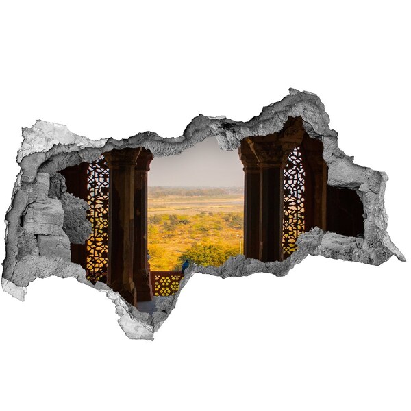 Hole in the wall sticker View from the castle ruins