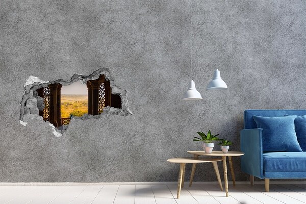 Hole in the wall sticker Fort AGRA India