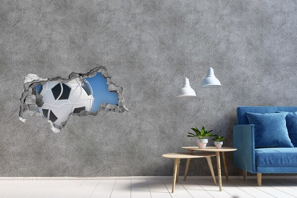 Hole in the wall decal Ball in the goal