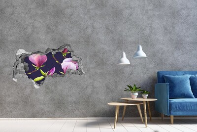 Hole wall sticker Magnolia