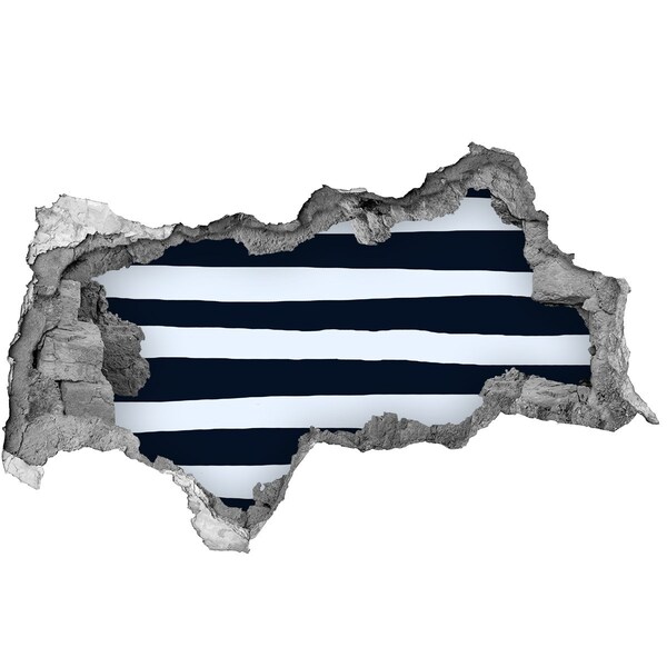 Hole in the wall sticker Breakthrough to the depths of the sea