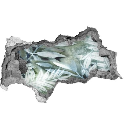 Hole wall sticker A green oasis in a hole in the wall