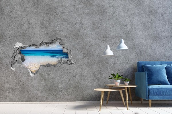 Hole in the wall decal Calm sea