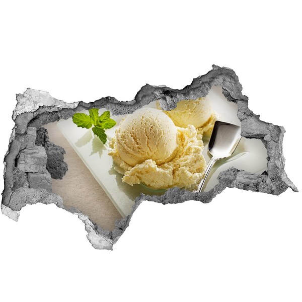 Hole wall sticker Ice paradise