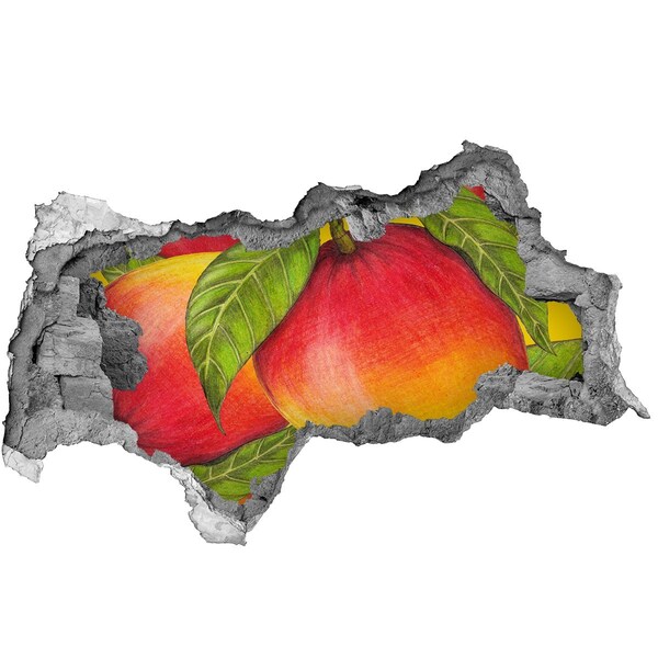 Hole in the wall decal Juicy Mango in the Wall Hole