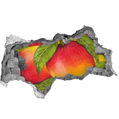 Hole in the wall decal Juicy Mango in the Wall Hole