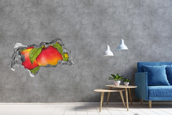 Hole in the wall decal Juicy Mango in the Wall Hole