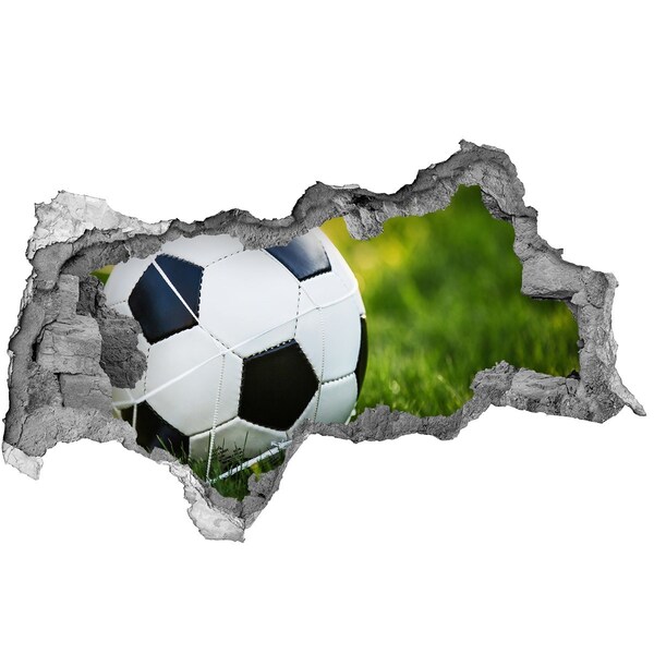 Hole wall sticker Ball in the goal