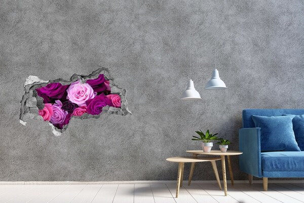 Hole in the wall sticker A Hole-in-the-Wall Floral Paradise