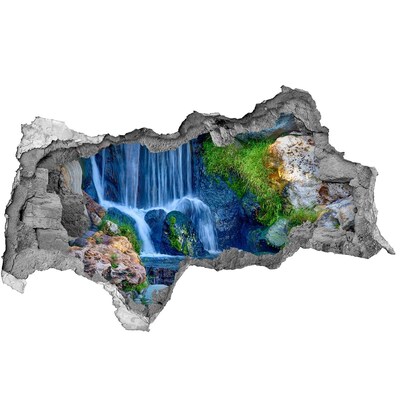 Hole in the wall decal A waterfall in a green setting